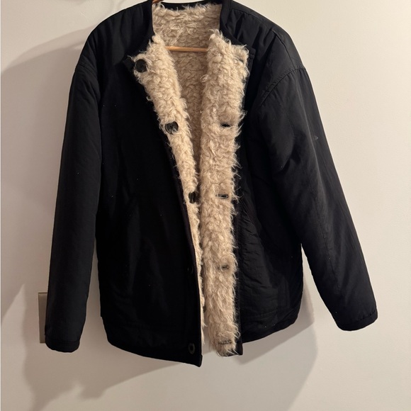 Alex Mill Reversible Polar Bear Jacket - Black / XS - Picture 7 of 7
